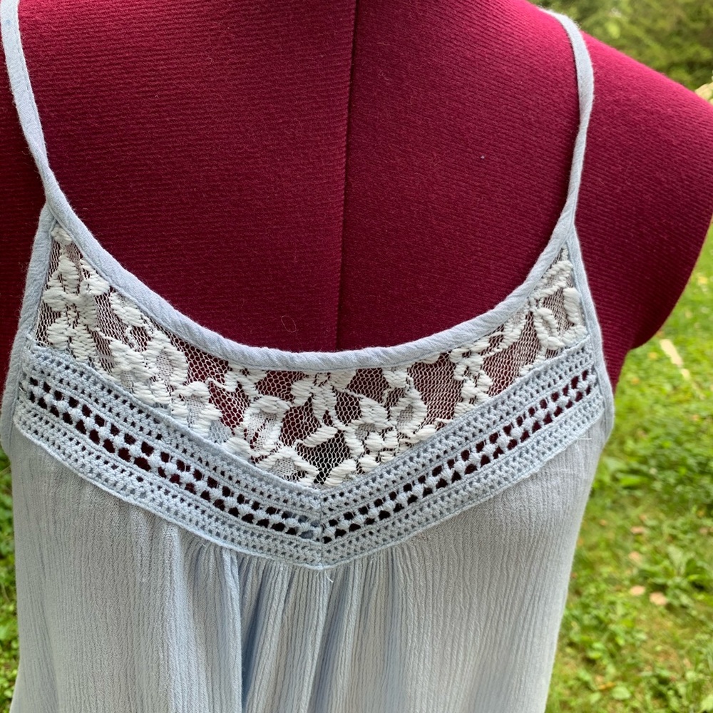 Summer weight lightest blue top